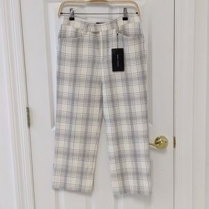 Brand New Zara pants in plaid
